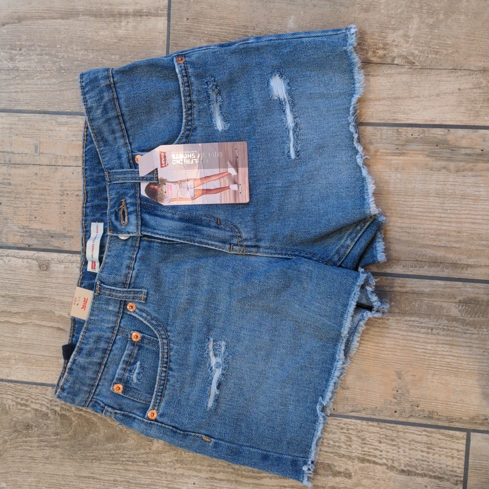 Levi's Kids Blue Denim Shorts